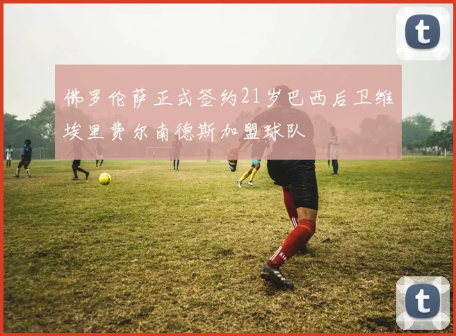 佛罗伦萨正式签约21岁巴西后卫维埃里费尔南德斯加盟球队